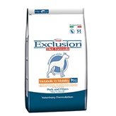 Exclusion Dog Diet Metabolic & Mobility Adult Medium Large Maiale e Fibre 2kg - Peso : 2Kg