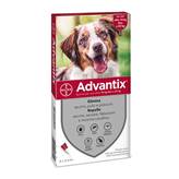 ADVANTIX ROSSO 10/25 KG (4 pipette) - Antiparassitario per cani