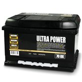 ULTRA POWER Batteria per auto 70 Ah DX 640A pronta all'uso lunga durata e potenza