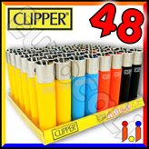 Clipper Large Fantasia Soft Touch - Box da 48 Accendini