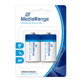 MediaRange Batterie Alcaline LR14 Baby C 1.5V Pile - MRBAT108 - Confezione 2 pz