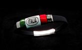 Italy bracelet enamels and rubber