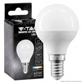 V-Tac VT-1880 Lampadina LED E14 4.5W Bulb P45 MiniGlobo SMD - SKU 2142501 / 2142511 / 2142521 - Colore : Bianco Caldo