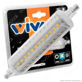 Wiva Lampadina LED R7s 10W Bulb Tubolare - Colore : Bianco Naturale