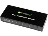 Switch Audio Toslink 4 Porte con Telecomando IR