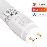 Kanlux Tubo LED SMD GLASSv4 T8 G13 24W Lampadina 150cm con Starter - mod. 33214 / 33215 - Colore : Bianco Naturale