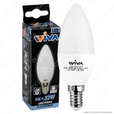 Wiva Lampadina LED E14 4W Candela - Colore : Bianco Caldo