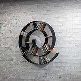 Mensola da parete chiocciola Honavar moderna - Colore metallo : Ruggine