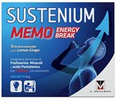 Menarini Linea Sustenium Memo Energy Break Integratore 12 Buste Orosolubili