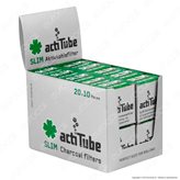 ActiTube Filtri Slim 7mm Carboni Attivi - Box 20 Scatoline da 10 Filtri