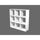 Libreria a giorno Maxicube bianco Artexport 9 caselle 104.1x29,2x103.9 cm 9c bianco
