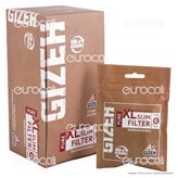 Gizeh Pure Slim Extra Lunghi 6mm Biodegradabili - Box 10 Bustine da 120 Filtri