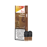 Coffee Tobacco Relx Pod Pro Cartucce Precaricate 1,9ml - 2 pezzi (Nicotina: 18 mg/ml - ml: 1,9)