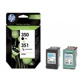 Originale HP 350/351 (SD412EE) - Conf. 2 cartucce inkjet nero 3 colori