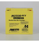 Batteria Potenziata Agm Motobatt 22 Ah Mb51814
