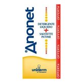 Uniderm Anonet Cofanetto Detergente Intimo 150ml + Salviette Intime 15 Pezzi