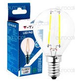 V-Tac VT-1896 Lampadina LED E14 2W MiniGlobo Filamento