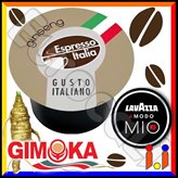 Cialde CaffÃ¨ Gimoka Ginseng Compatibili Lavazza A Modo Mio - Box 70 Capsule