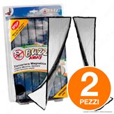 Kit 2 Buzz Away Intergross Zanzariera Magnetica con Chiusura Automatica