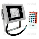 V-Tac VT-4710 RGB Multicolore Faretto LED 10W da Esterno con Telecomando