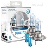 Philips White Vision Effetto Xenon - Kit 2 Lampadine H7 + 2 W5W