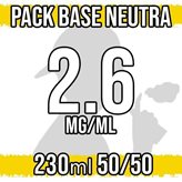 Base Neutra 50VG 50PG con Nicotina 2,6 mg/ml - 230ml