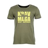 T-Shirt Krav Maga Self Defence Verde Militare AB016