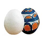 Uova in polistirolo - 30 pezzi cm 4