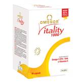 Omegor Vitality 1000 90 Capsule - Integratore alimentare di omega-3 EPA DHA e vitamina E