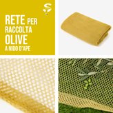 Rete Raccolta Olive Nido D'Ape 60gr/mq Varie Misure C/S Apertura Stock