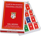 Dal Negro,Completo 16 mazzi di Carte da Gioco regionali Italiane
