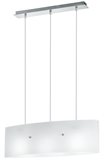 I-AMSTERDAM/S130 - Lampadario dal design moderno di colore bianco 60 watt E27