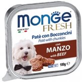 Monge Fresh Paté e Bocconcini con Manzo 100 g - Peso : 100g