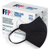 FFP2 Nere TG SMALL Maschera Facciale Protettiva, BFE 95% - 20 pz