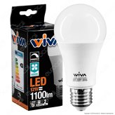 Wiva Lampadina LED E27 12W Bulb A60 Dimmerabile - Colore : Bianco Naturale