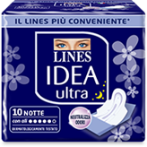 Idea Ultra Notte Con Ali Lines 10 Pezzi
