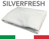 COPRIMATERASSO in fibra D'ARGENTO SILVER Made in Italy (Misura: 2 PIAZZE)