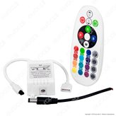V-Tac Controller per Strisce LED RGB con Telecomando 24 Tasti - SKU 3625