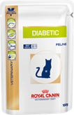 Royal Canin Feline Veterinary Diet Diabetic Bocconcini in Salsa 85 g - Peso : 85g