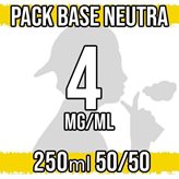 Base Neutra 50VG 50PG con Nicotina 4 mg/ml - 250ml