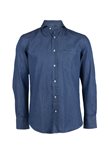Sky T-Shirt Camicia jeans uomo blu - M / Blu navy