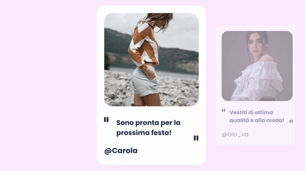 Piattaforma visual User Generated Content Feedaty