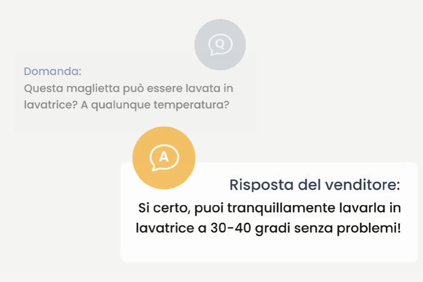 Strumento per FAQ su siti web Feedaty